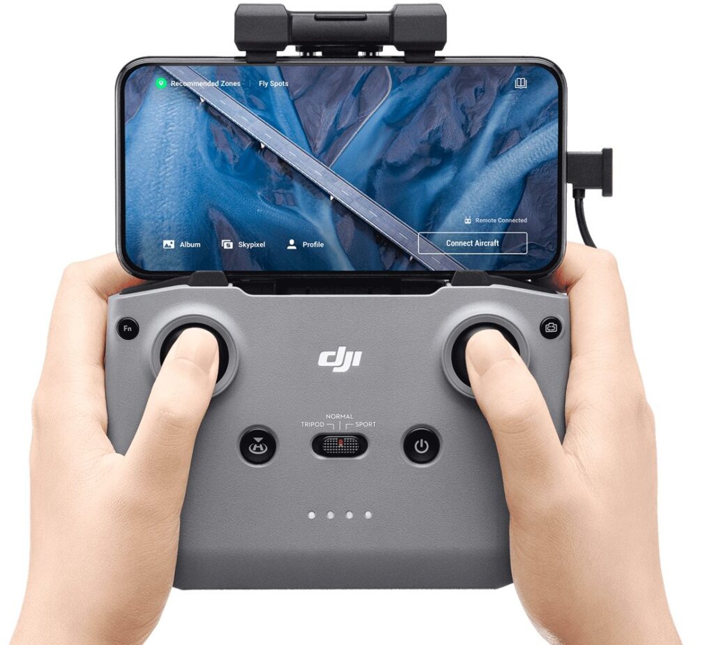 Controle do Mavic Air 2
